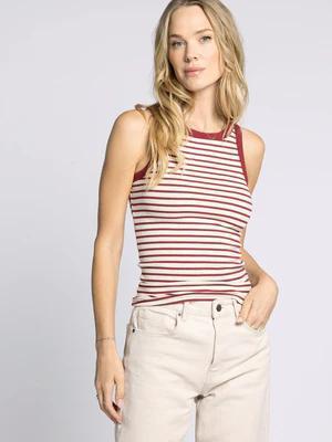 Ellen Red Stripe Tank