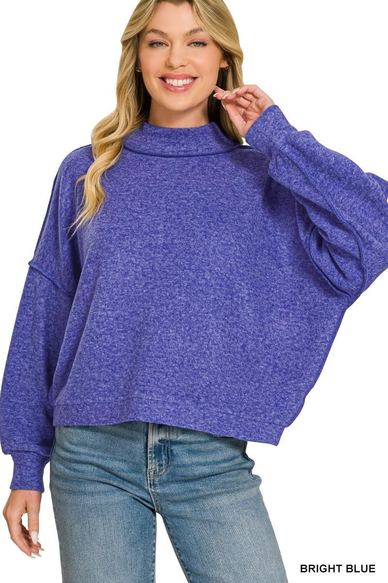 Brushed Melange Sweater