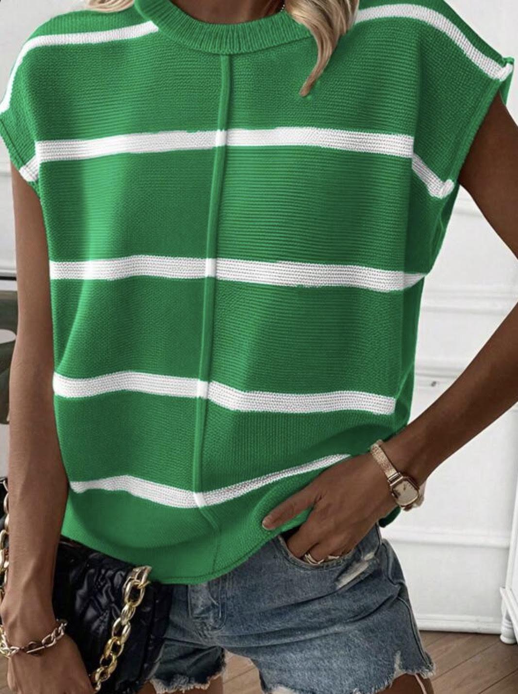 Raw Hem Sleeveless sweater