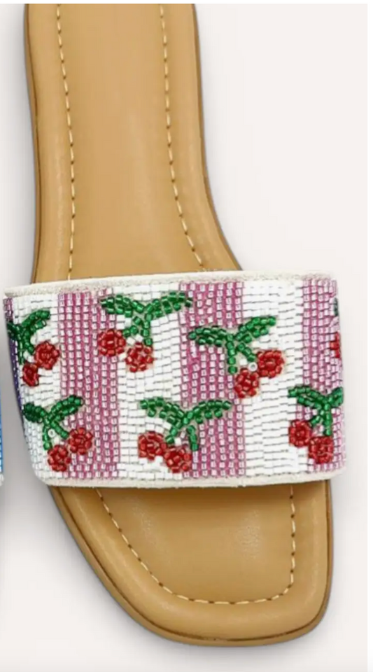 Artisanal Bead Slip-On Flats