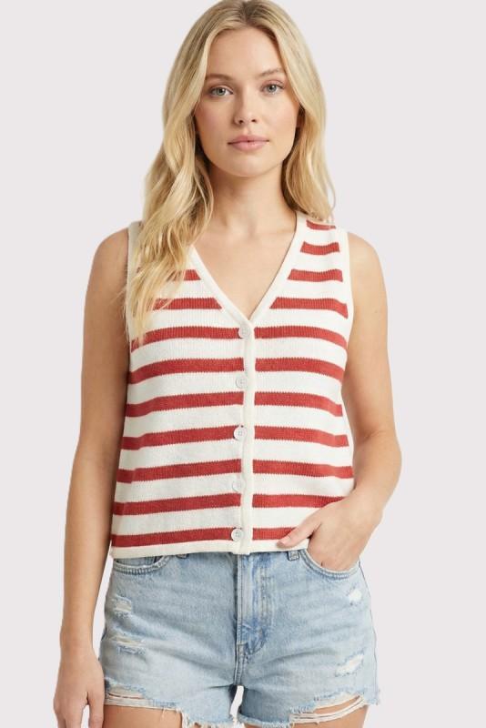 Striped Sweater Vest