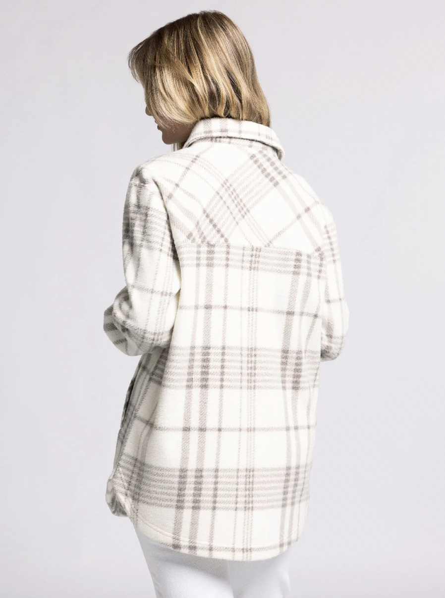 Tullis Jacket - Coconut Ash Plaid