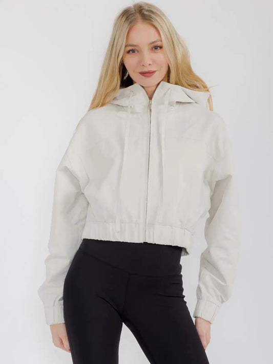 Hooded Crop Jacket