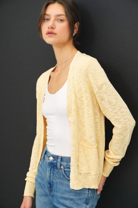 Cotton Slub Cacrdigan