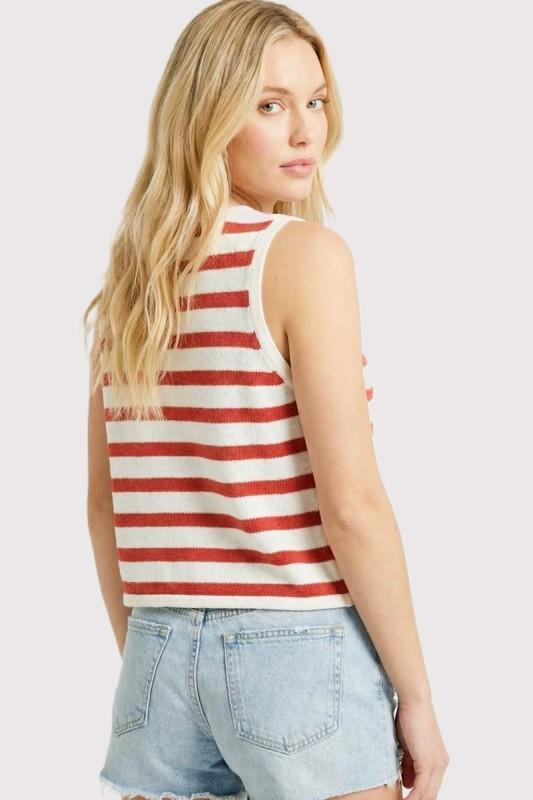 Striped Sweater Vest