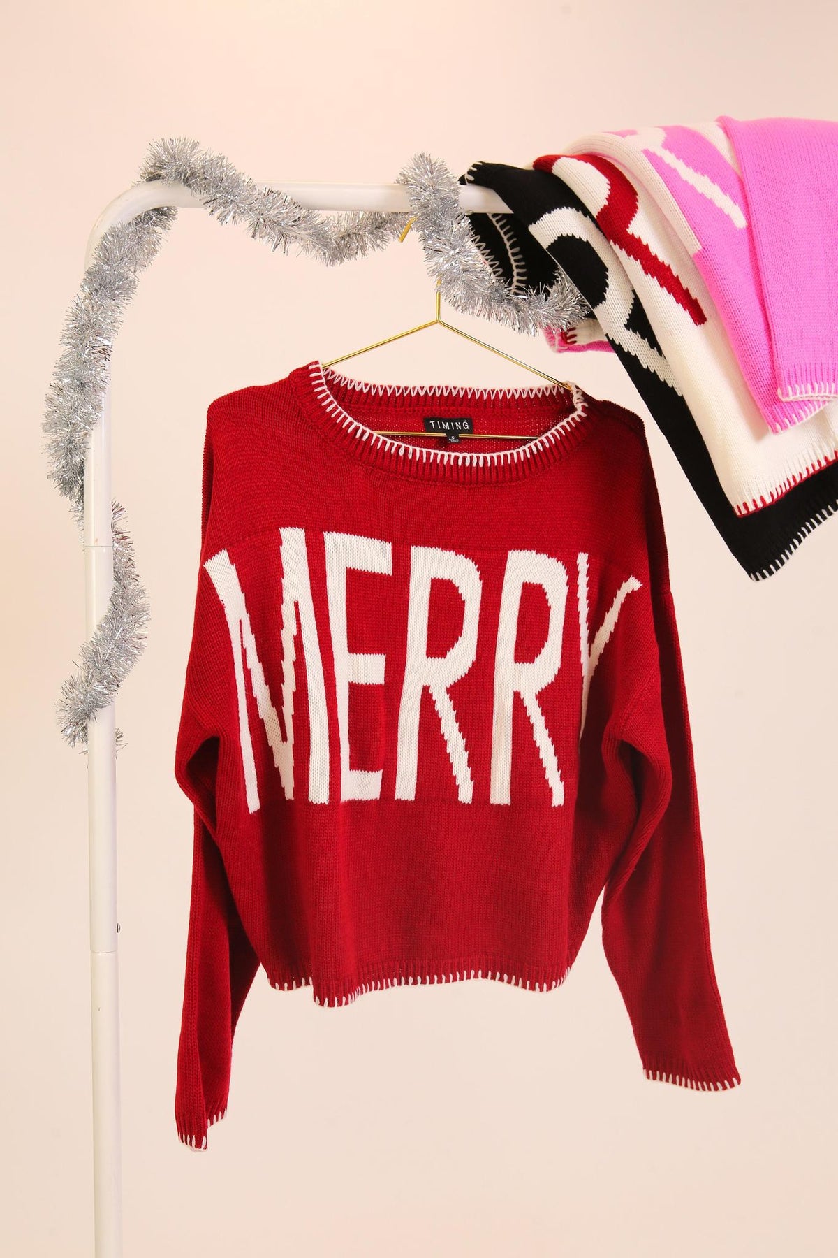 Merry Festive And Chic Holiday Sweater