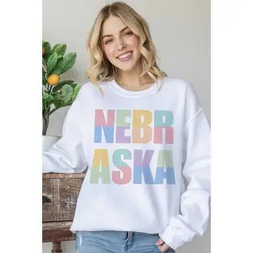 Color Block Nebraska Sweatshirt