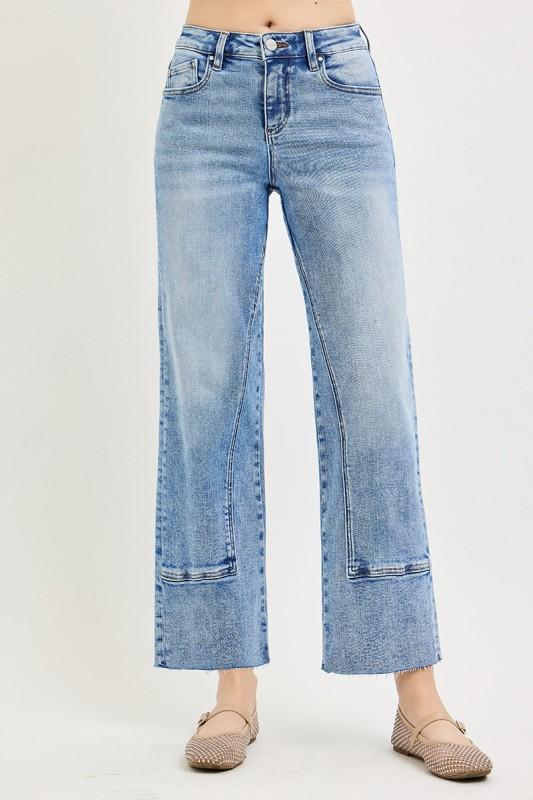 Risen Ankle Straight Seamed