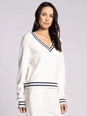 Rebecca Sweater-Navy/Ivory