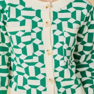 Patterned Cardigan