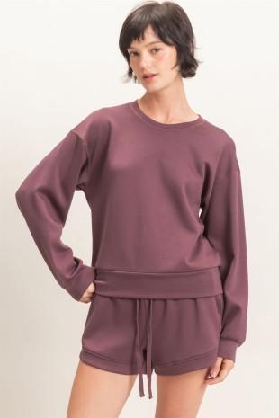 Modal Crew Neck Sweatshirt