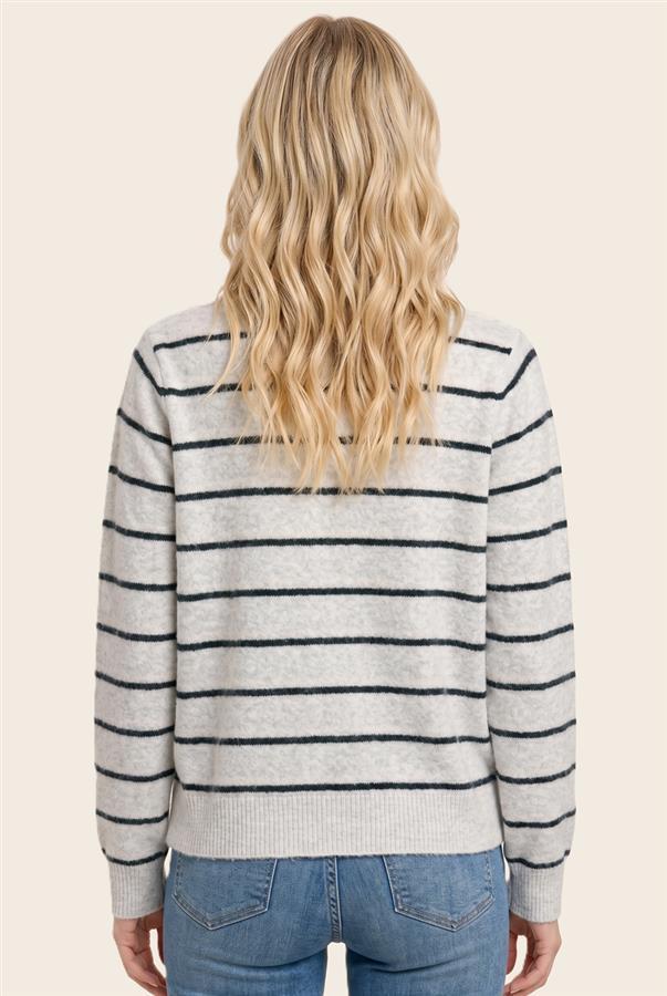 Double Stripe Cardigan