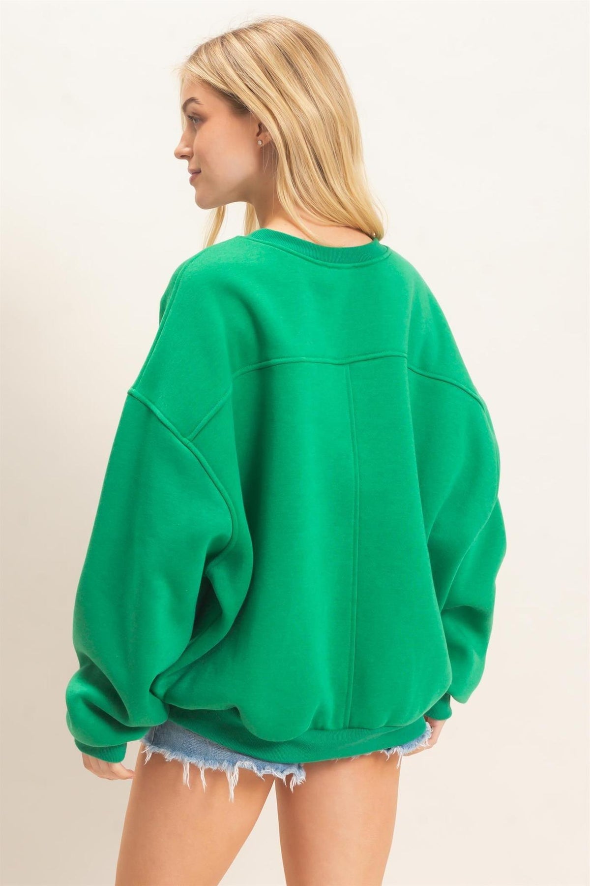 Oversized Dropped Shoulder Sweatshirt