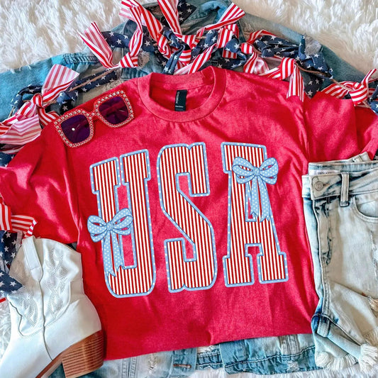 USA Stripes Tee