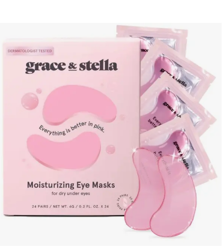 Pink Moisturizing Under Eye Mask